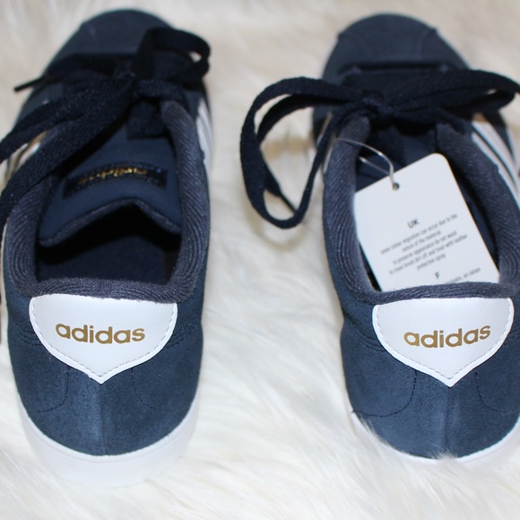 🔥SALE🔥BNIB adidas Navy Courtset Suede Sneakers - Picture 6 of 7